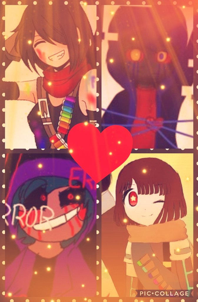 Error Ink Chara ErrorShift Chara x InkShift Chara Collage by 2CherrySakura2 on DeviantArt