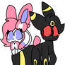 Shadow x Sylvia (Umbreon x Sylveon)