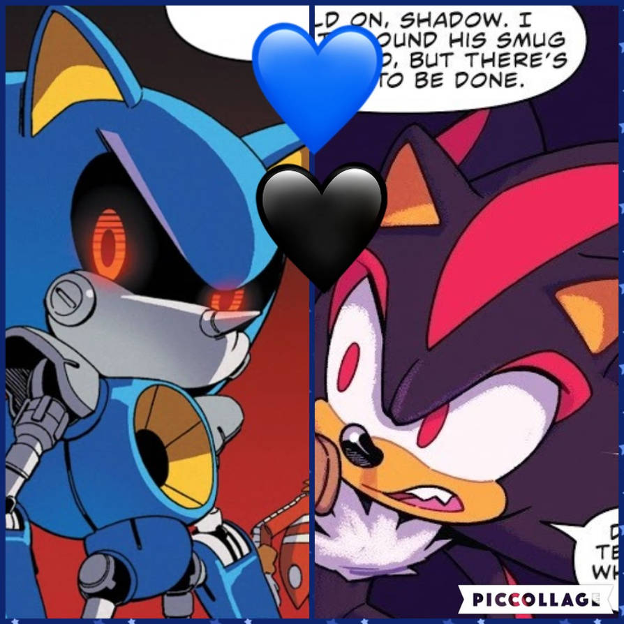 Metal Shadow Deviantart Shadow x Metal Sonic by 2CherrySakura2 on DeviantArt