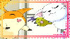 Gatomon x Patamon Stamp