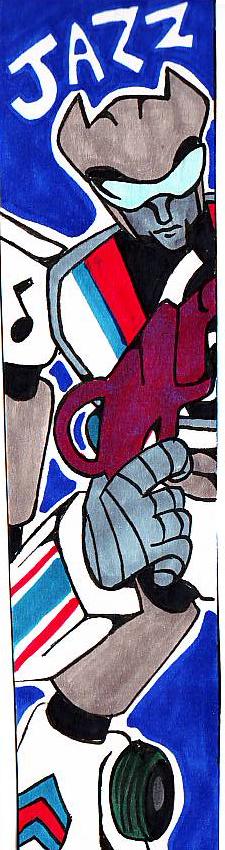 Transformers Jazz Bookmark