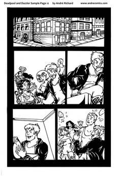 Deadpool and Dazzler sample page 1