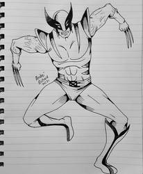 Wolverine doodle Uncanny X-Men Logan Marvel