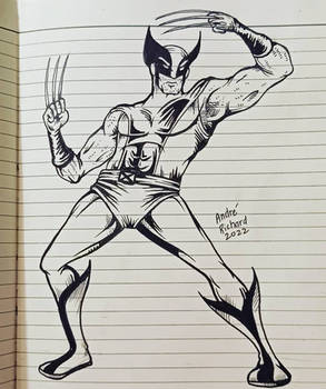 Wolverine doodle X-men Marvel