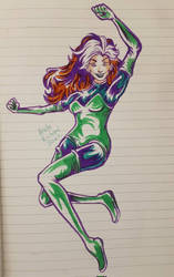 Rogue doodle Marvel X-men