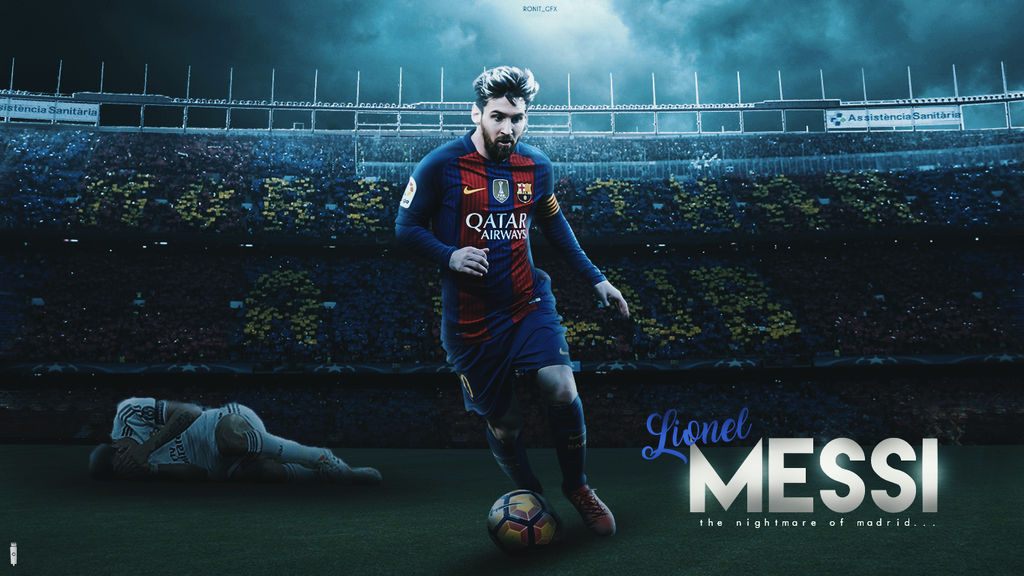 lionel messi wallpaper 2017 by ronitgfx