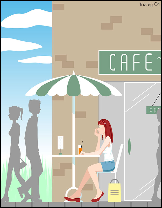 Cafe scene