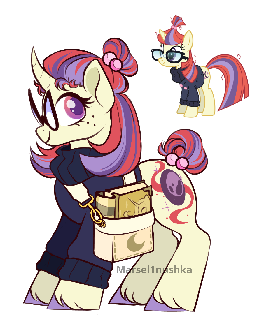 Who Rides Moondancer Moondancer Redesign by Marsel1nushka on DeviantArt