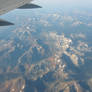 Mountains from plane