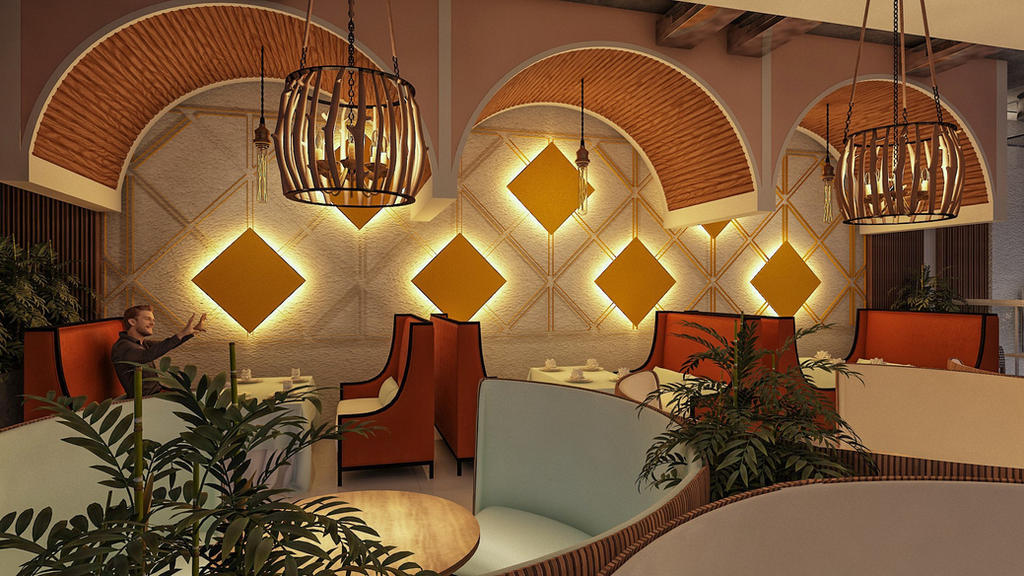 Cafe Restaurant Interior Design (8) by mmd663 on DeviantArt