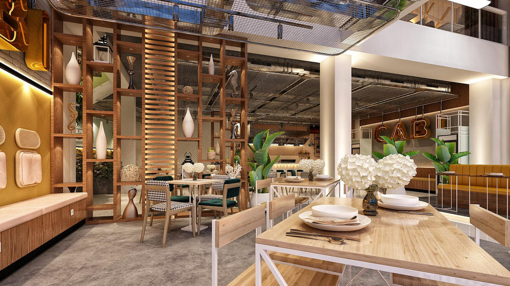 Cafe Restaurant Interior Design (5) by mmd663 on DeviantArt