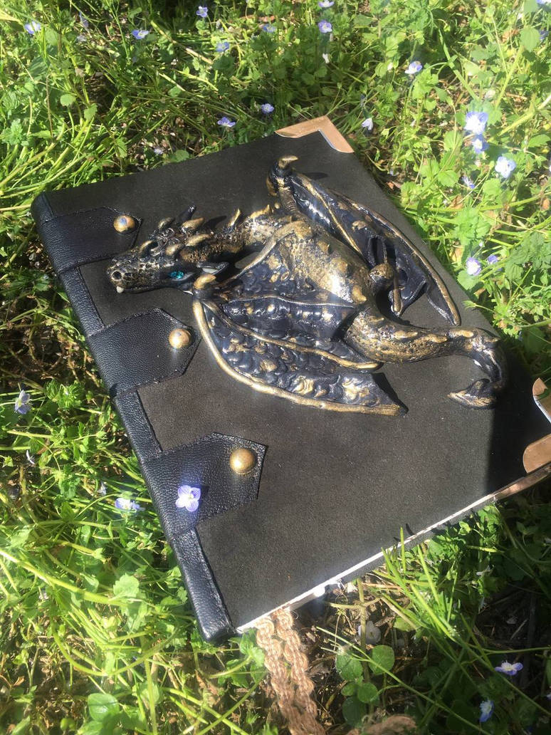 Spell Book, Gold Dragon by fBaldr on DeviantArt