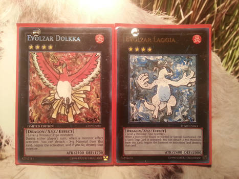 Ho-oh and Latias Altered Art YuGiOh cards