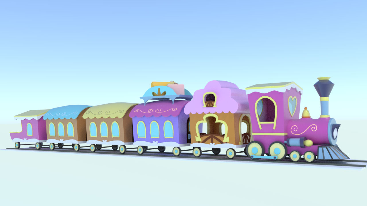 My little discount pony train