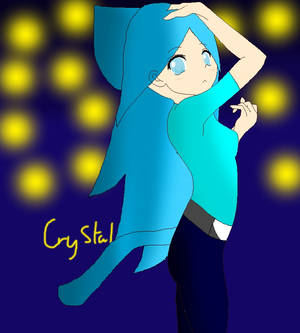 Crystal as a human girl