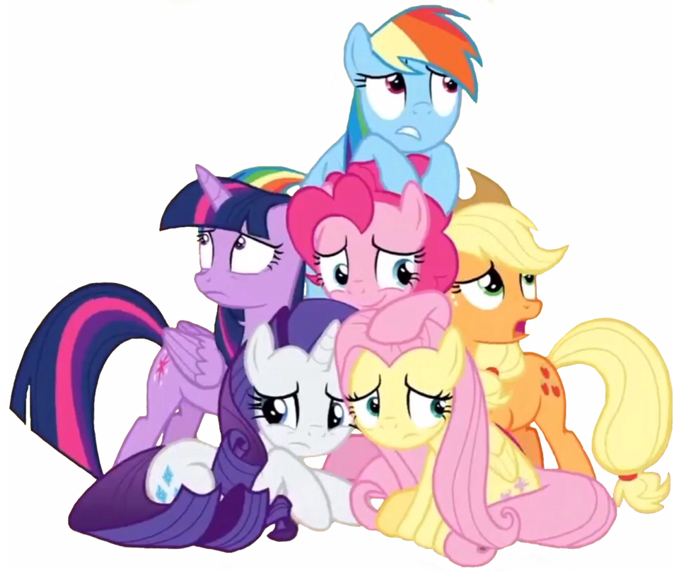 Mane 6 Protecting Themselves by LoneBoy48 on DeviantArt