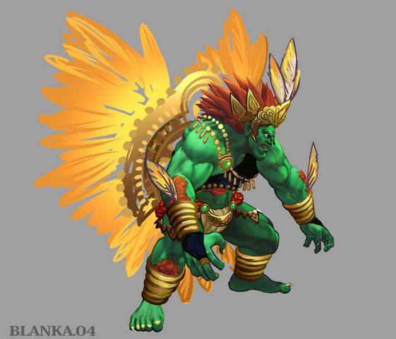 Blanka Battle outfit from Street Fighter V: Arcade by ameeeeba on