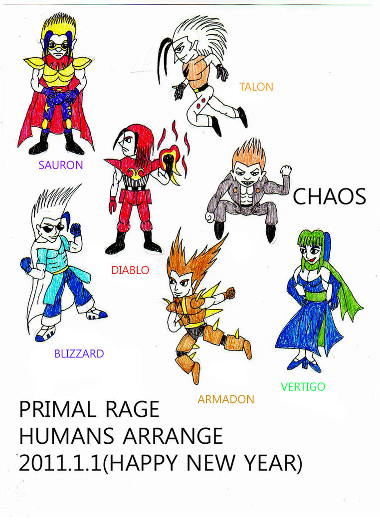 Low Rage Human primal rage human version by AMERICAN5000 on DeviantArt