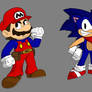 Mario and Sonic designs