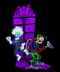 Danny Phantom in Luigi's Mansion by JorDanGo