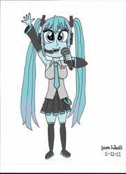 Miku Hatsune Equestria Girl Style by EMaster2009