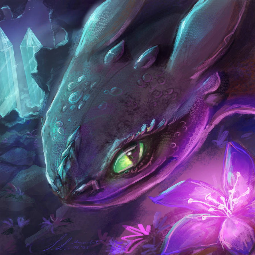 ~ Toothless + SPEEDPAINT by UnicornCat on DeviantArt