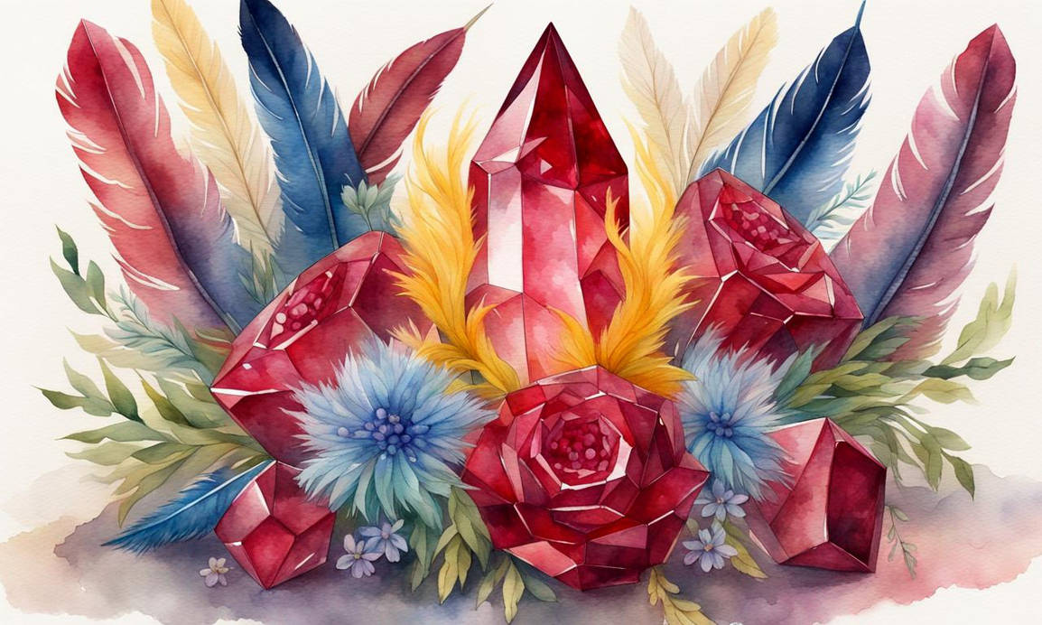 RUBY BIRTHSTONE JULY by Merlintia on DeviantArt