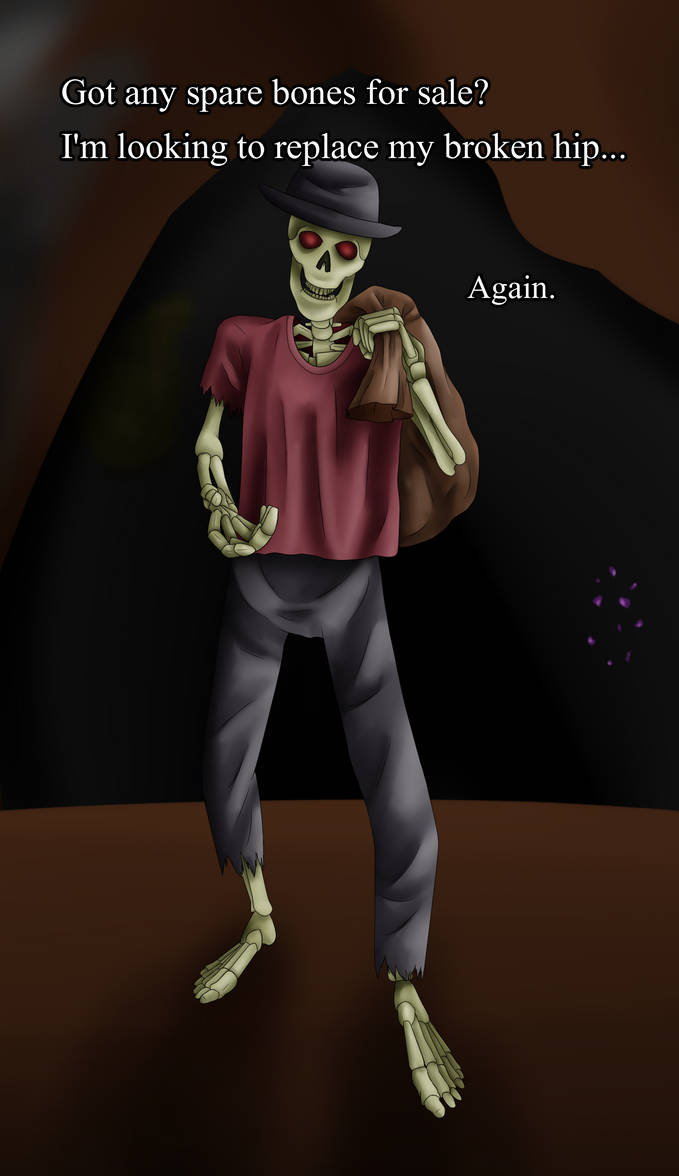 Skeleton Merchant by Pickle-Ranger on DeviantArt