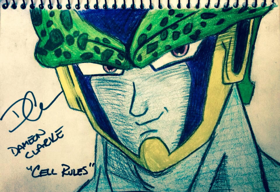 Perfect Cell Sketch 2 by D4RKPR1NCE-86 on DeviantArt