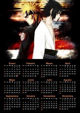 Calendário Anime 2013