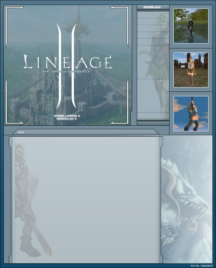 Lineage 2 Template by RoyalDesigns on DeviantArt