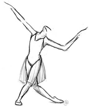 Ballet pose