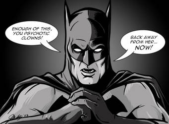 Batman Mad by whyaduck