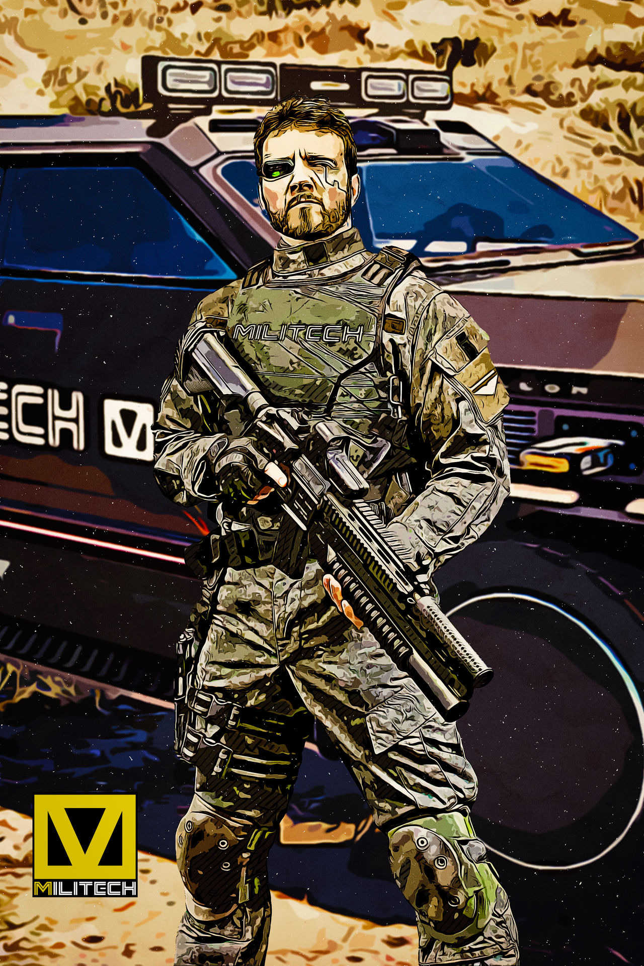 Militech Avs Militech Soldier by ElayneSanchez on DeviantArt