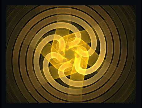 Trippy Yellow Spiral