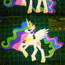 Princess Celestia Paper Puppet