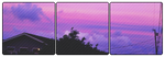 purple sunset divider . f2u by pastel-meme