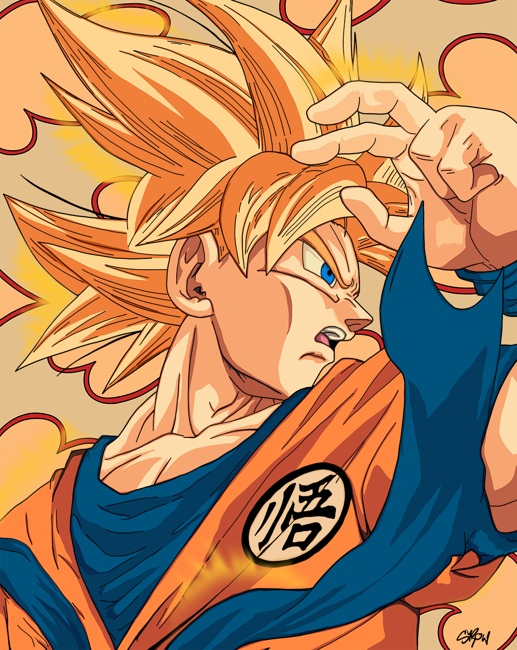 Sanduko Character DBZ - Sangoku by SyrowArt on DeviantArt