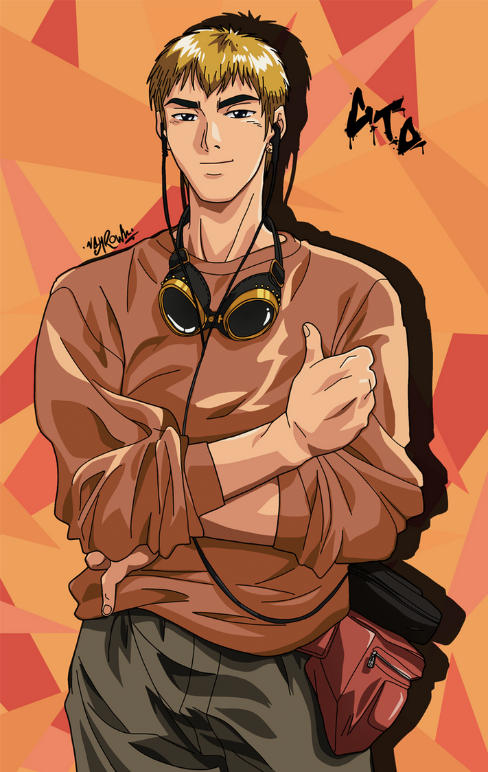GTO Eikichi Onizuka By SyrowArt On DeviantArt gto-eikichi-onizuka-by-syrowart-on-deviantart