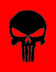 Punisher Skull-Red