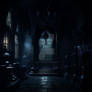 Haunted House Room - Background stock