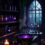 Potions Laboratory - Fantasy Background Stock