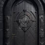 Medieval Door Texture Background Premade Stock