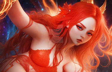 Red Girly Evil  4k Fantasy Wallpaper