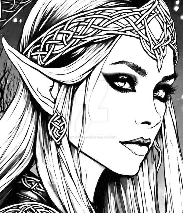Elf Base Outline Elf Drawing Base 19 Elf References Ideas | Elf Drawings, Sketches,
