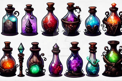 Adoptable Potions Set 002