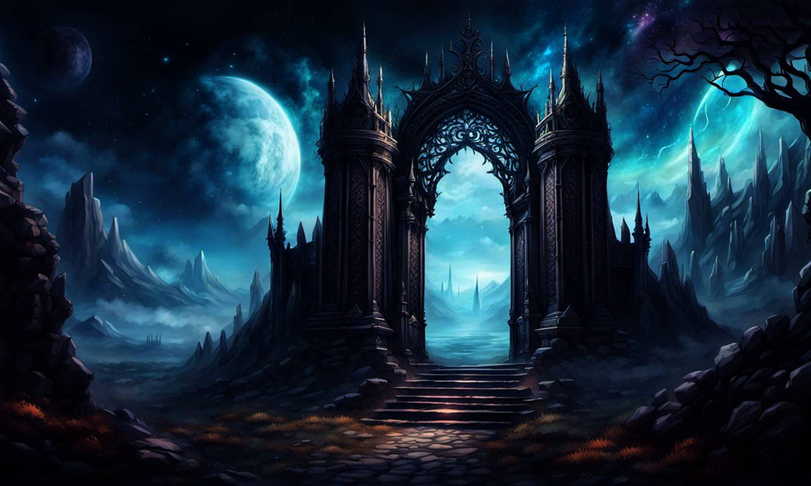 Funthy Gate 4k Fantasy Gate Landscape 003 by AiWitchCrafts on DeviantArt