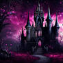 4k Dark Fantasy Castle Premade Background 003