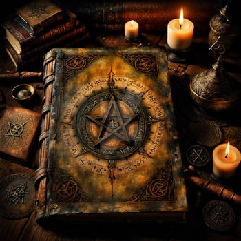 Ancient Wiccan Witches Book