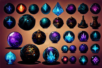 Magical Fantasy Balls 001 by AiWitchCrafts on DeviantArt